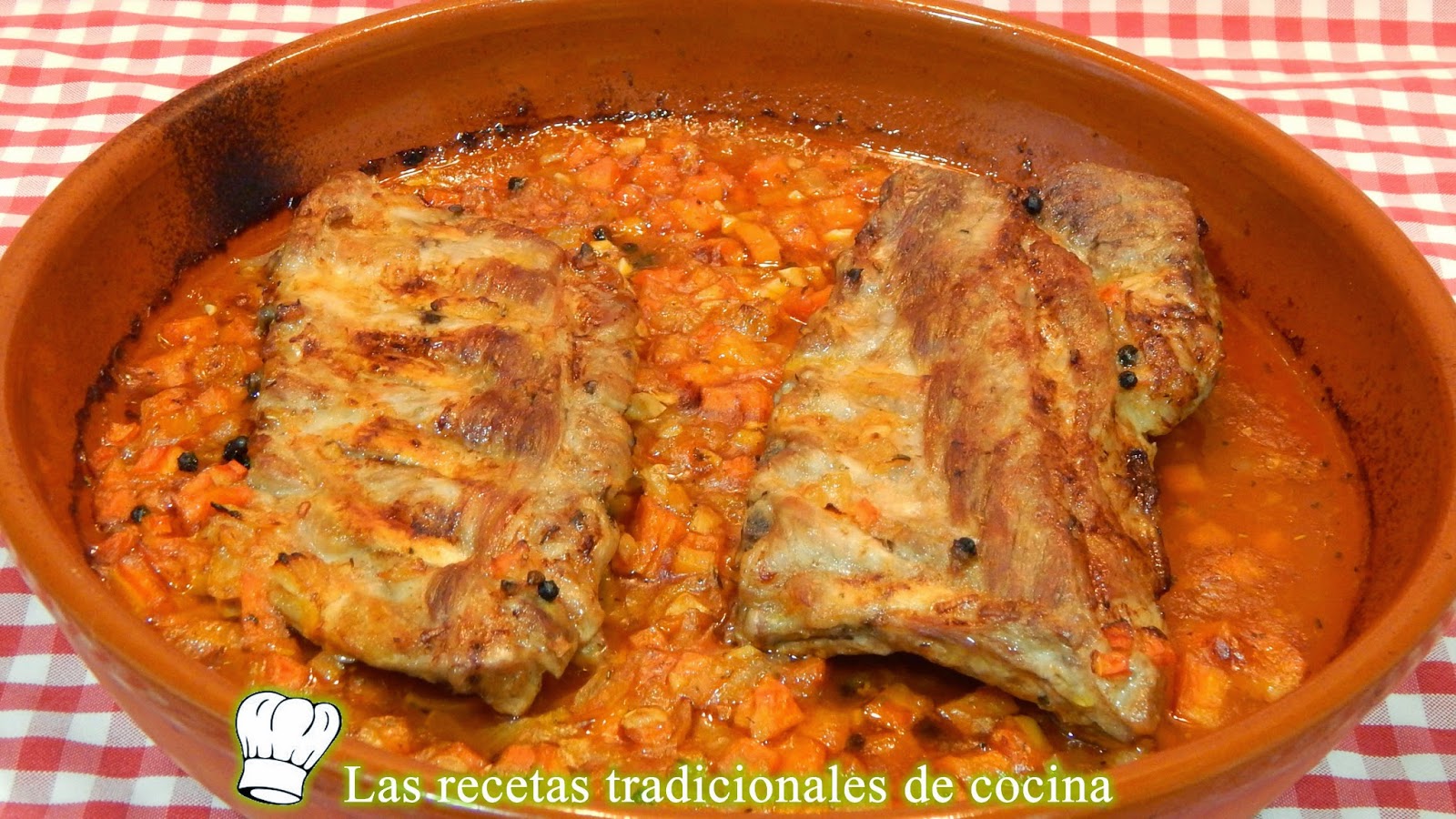 Costillas de cerdo al horno