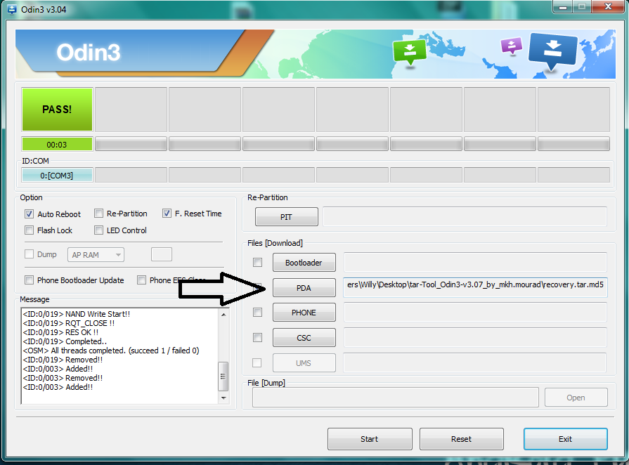 Cómo crear un archivo .tar.md5 de un archivo .img para usarlo con Odin Cómo crear un archivo .tar.md5 de un archivo .img para usarlo con Odin
