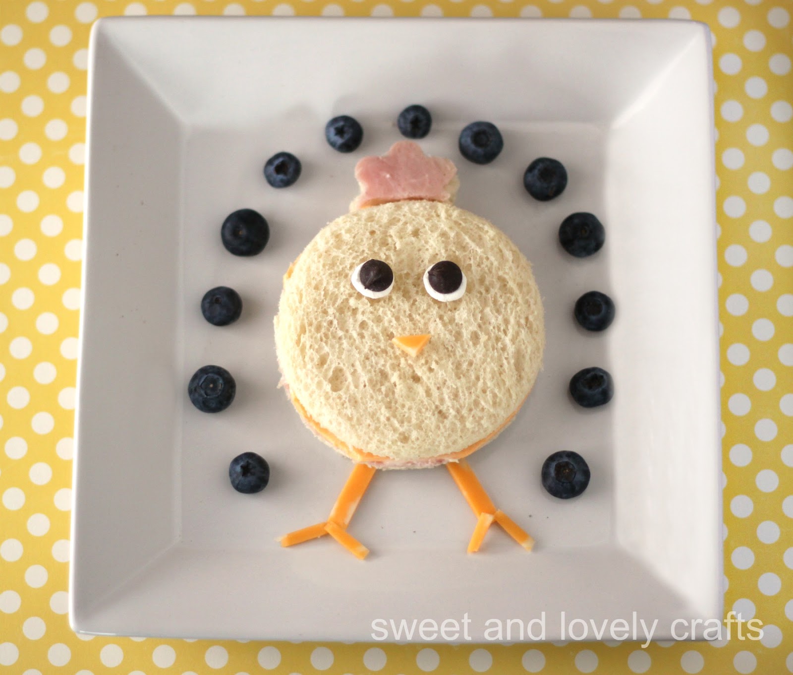 sweet and lovely crafts fun Easter sandwiches