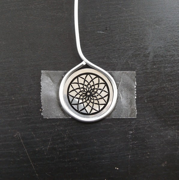 Art Jewelry Elements Safer Silver Etching