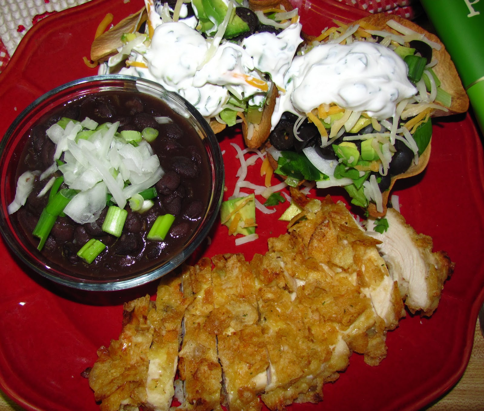 For the Love of Food Deconstructed Taco Salads with Jalapeno Kettle