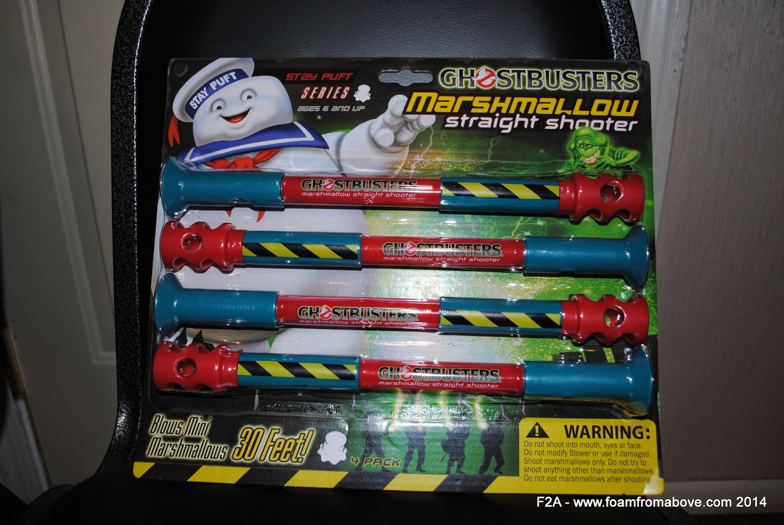 Marshmallow Shooters Dressed up as the Ghostbusters Happy Halloween!