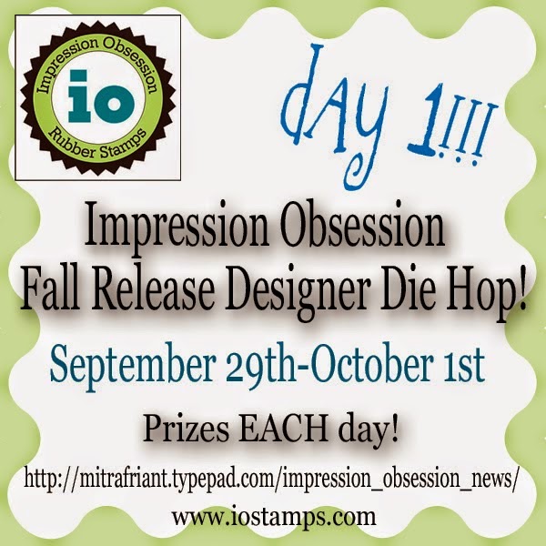 DIE215-E Pine Pair Impression Obsession IO Die