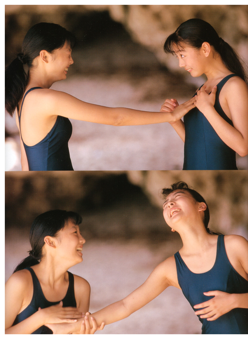 yoko mitsuya and saori nara sexy swimsuit teens photos 02