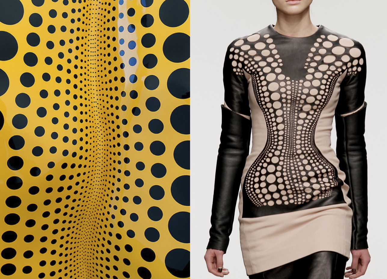 INTO THE FASHION INSPIRATION Yayoi Kusama... David Koma FW 2011//12