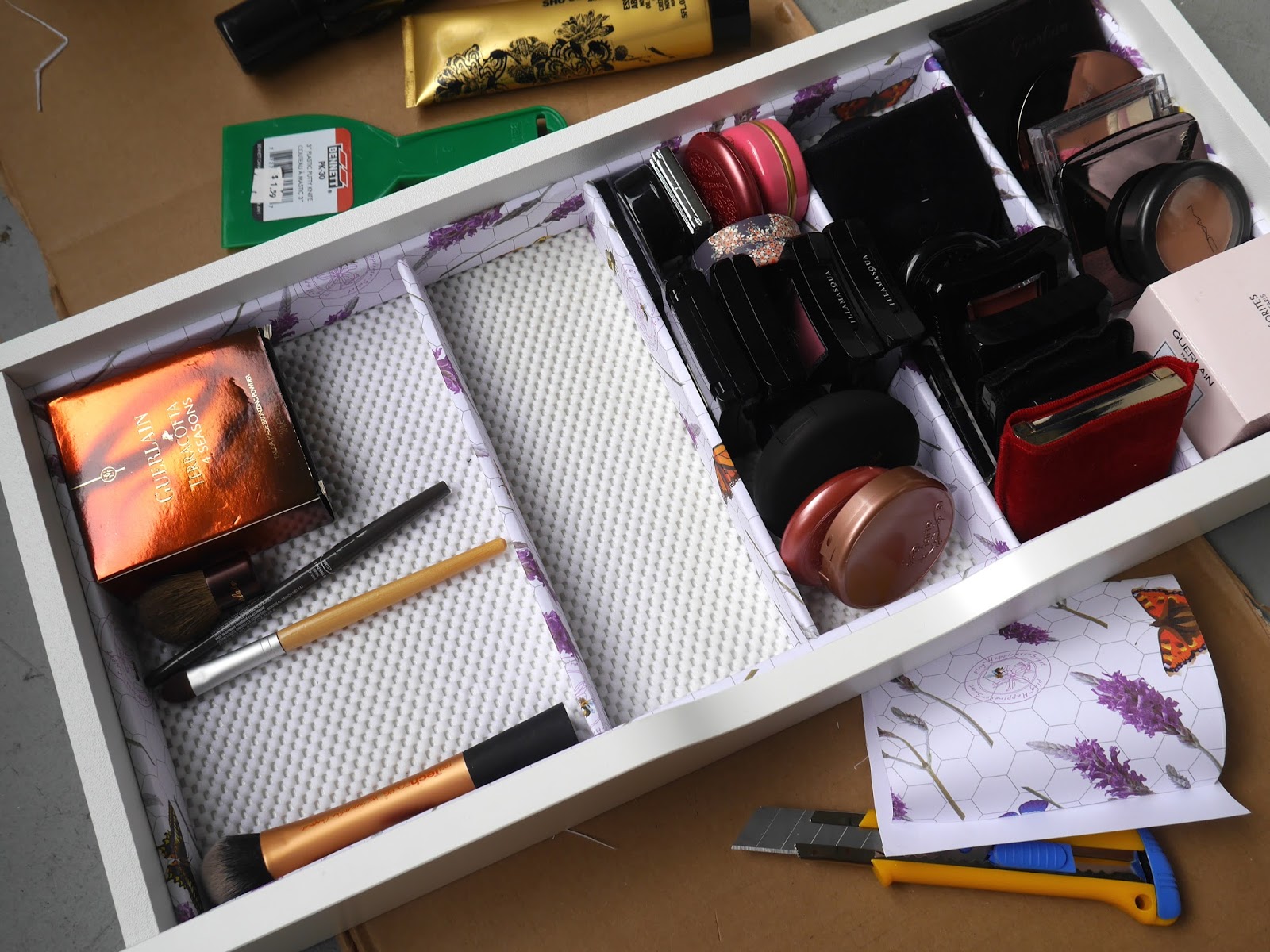 A Beautiful Zen Diy Makeup Storage Drawer Dividers