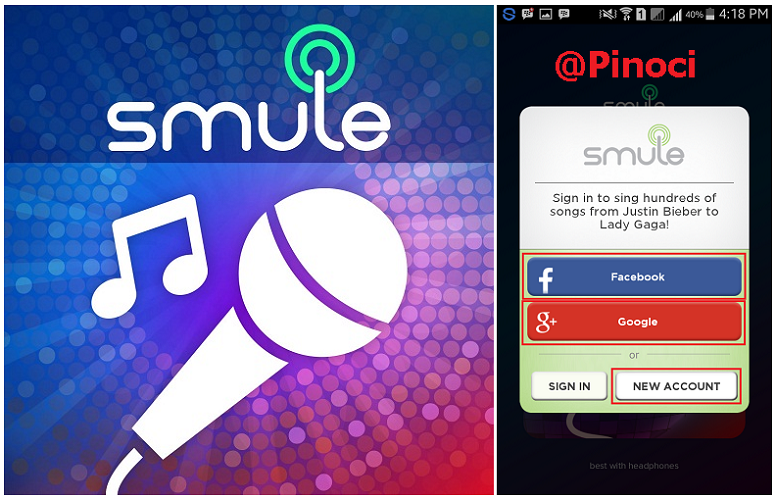 Smule как скачать песню