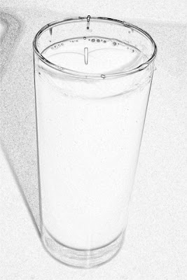Line Drawing :: Clip Art :: Glass of Milk