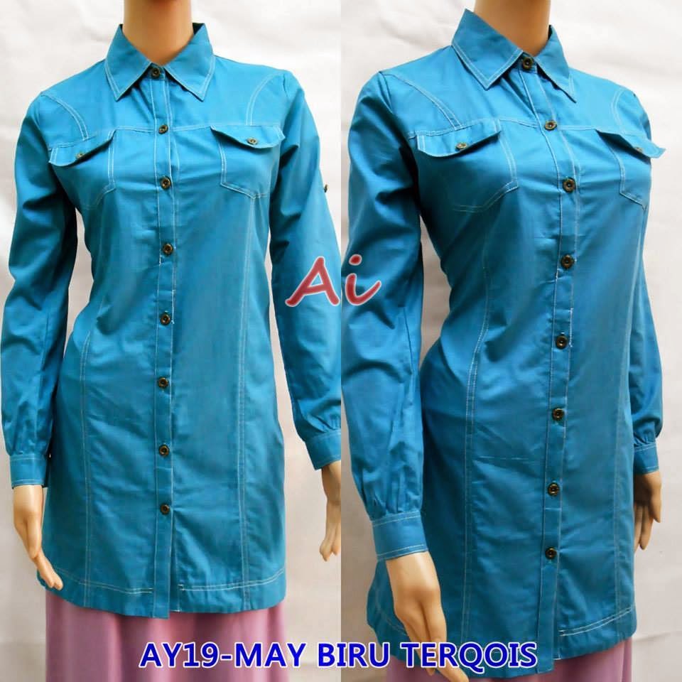 Baju Kemeja Muslim Wanita Baju Kemeja Muslim Wanita