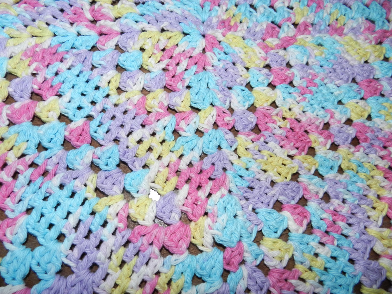 A dash of sparkle Cotton Crochet Blanket