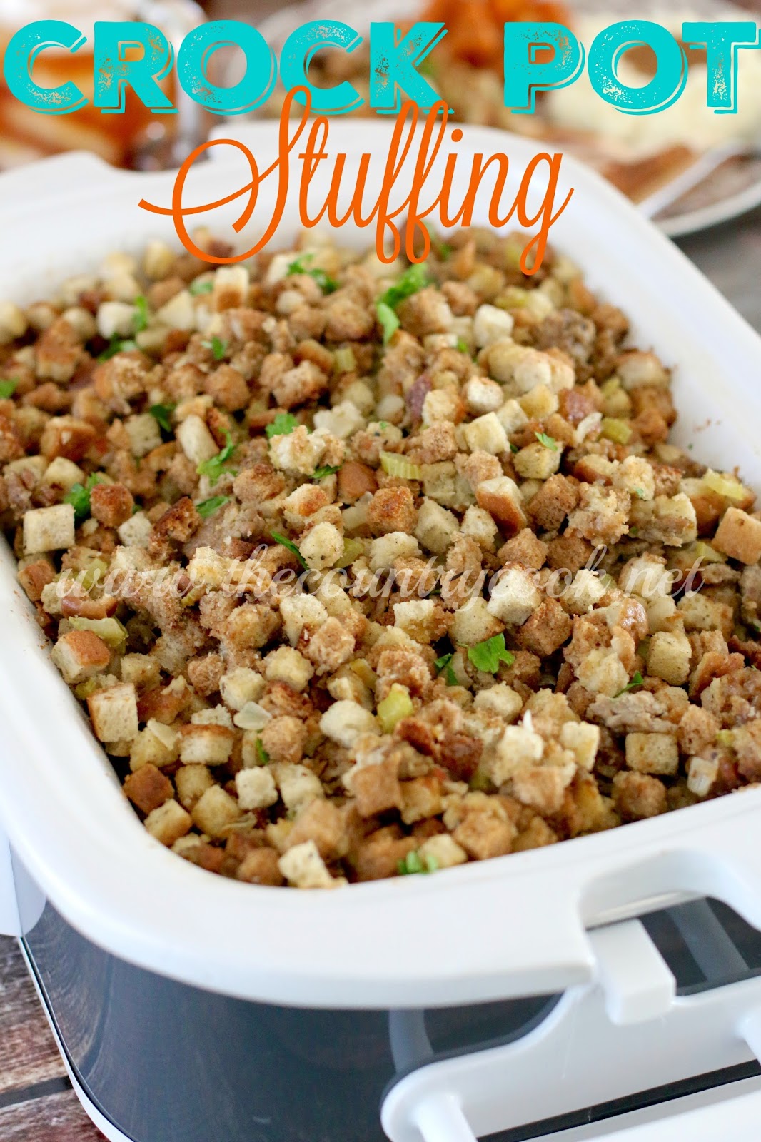 Crock Pot Stuffing The Country Cook