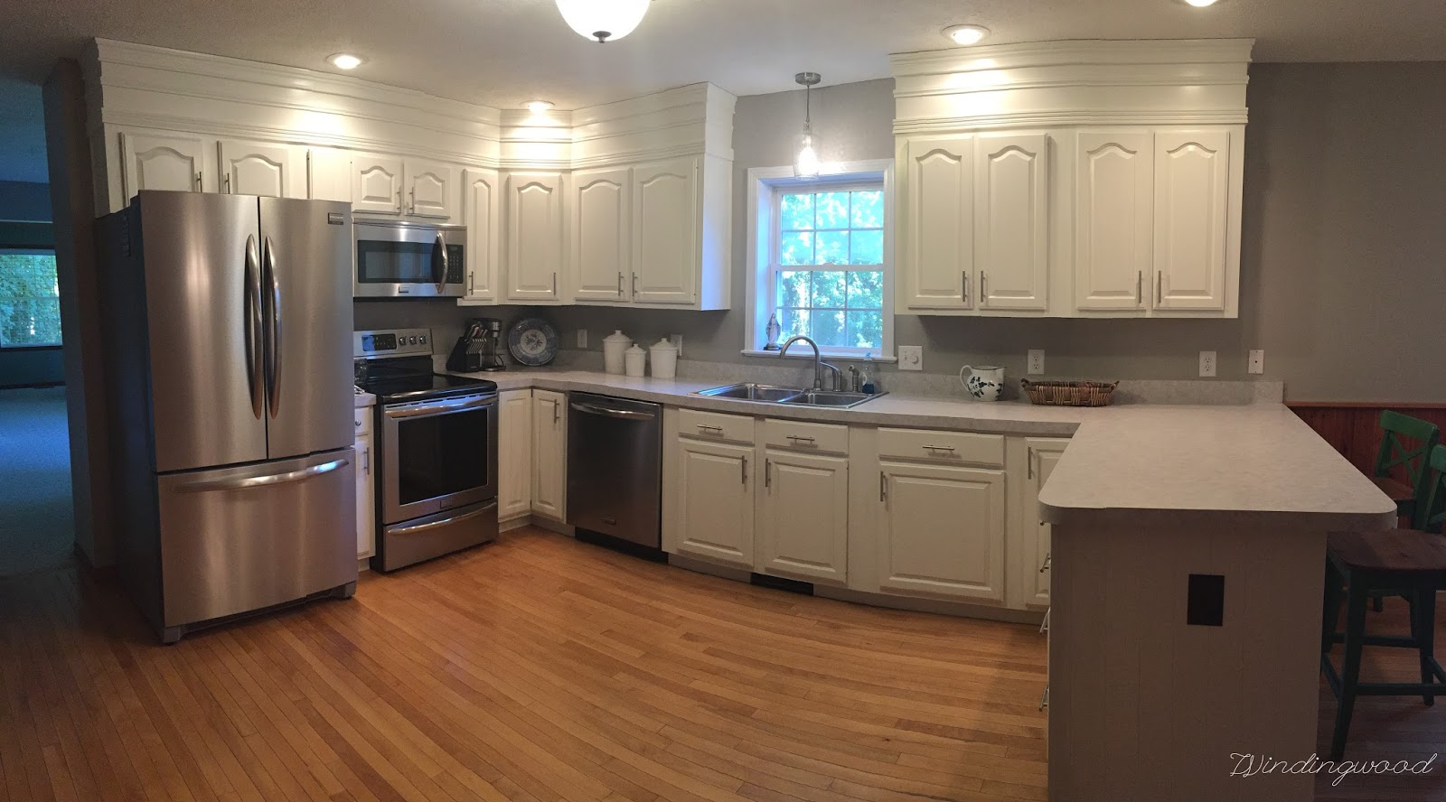 Windingwood Closing the Space Above the Kitchen