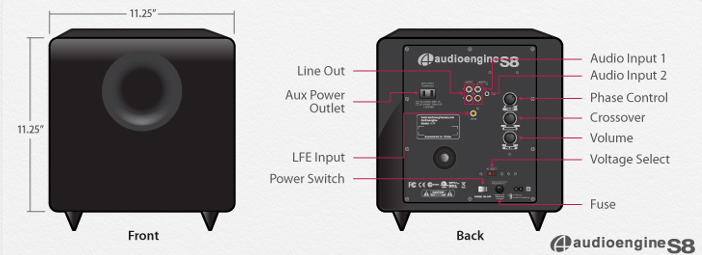 audioengine s8 sub