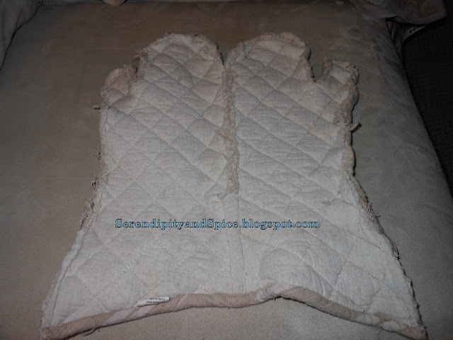 blog+049 001 Paisley Oven Mitt disgusting!  They have been severely abused- they're stained, burned, torn...