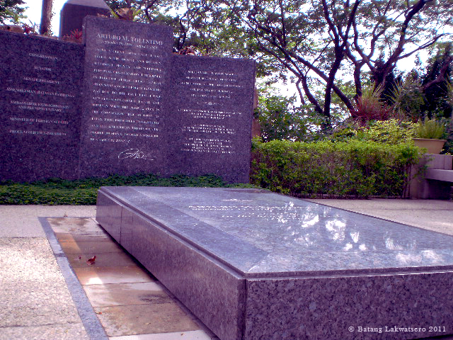 Arturo M. Tolentino, former vice president to Ferdinand Marcos