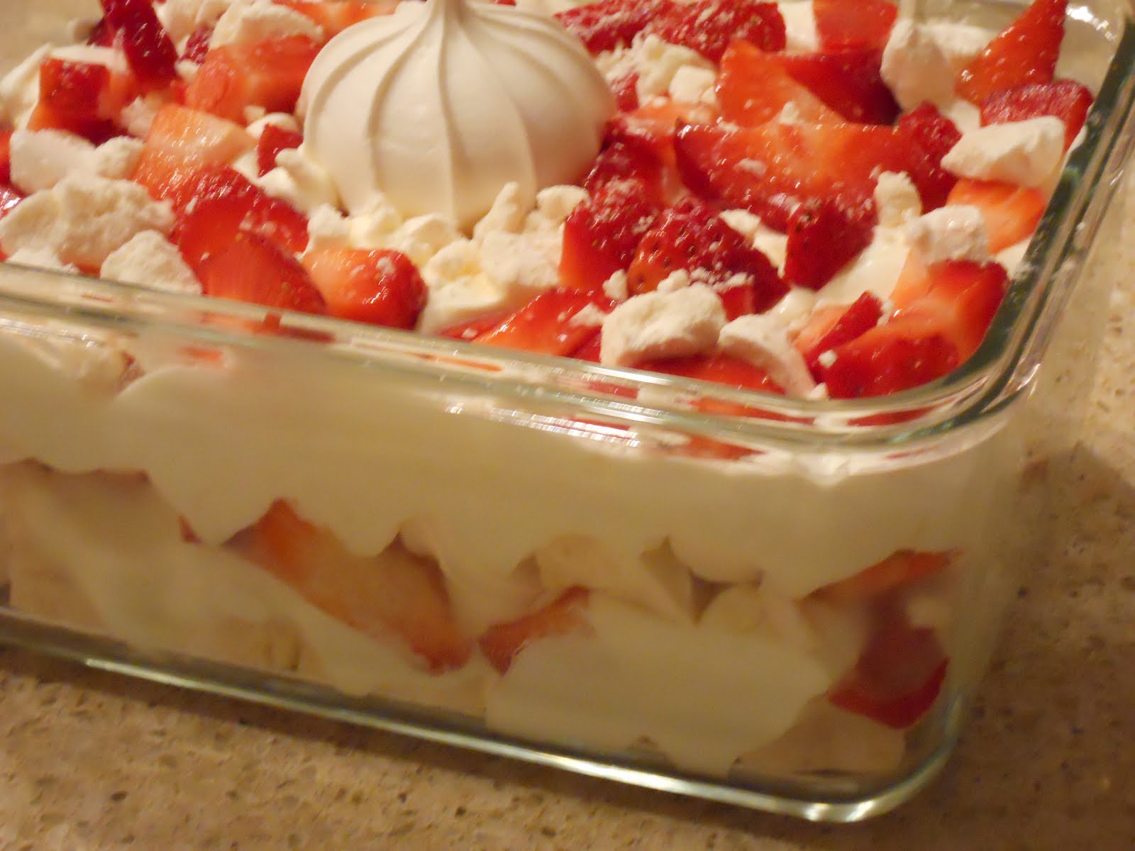 Sophia's Sweets Strawberry Meringue Trifle