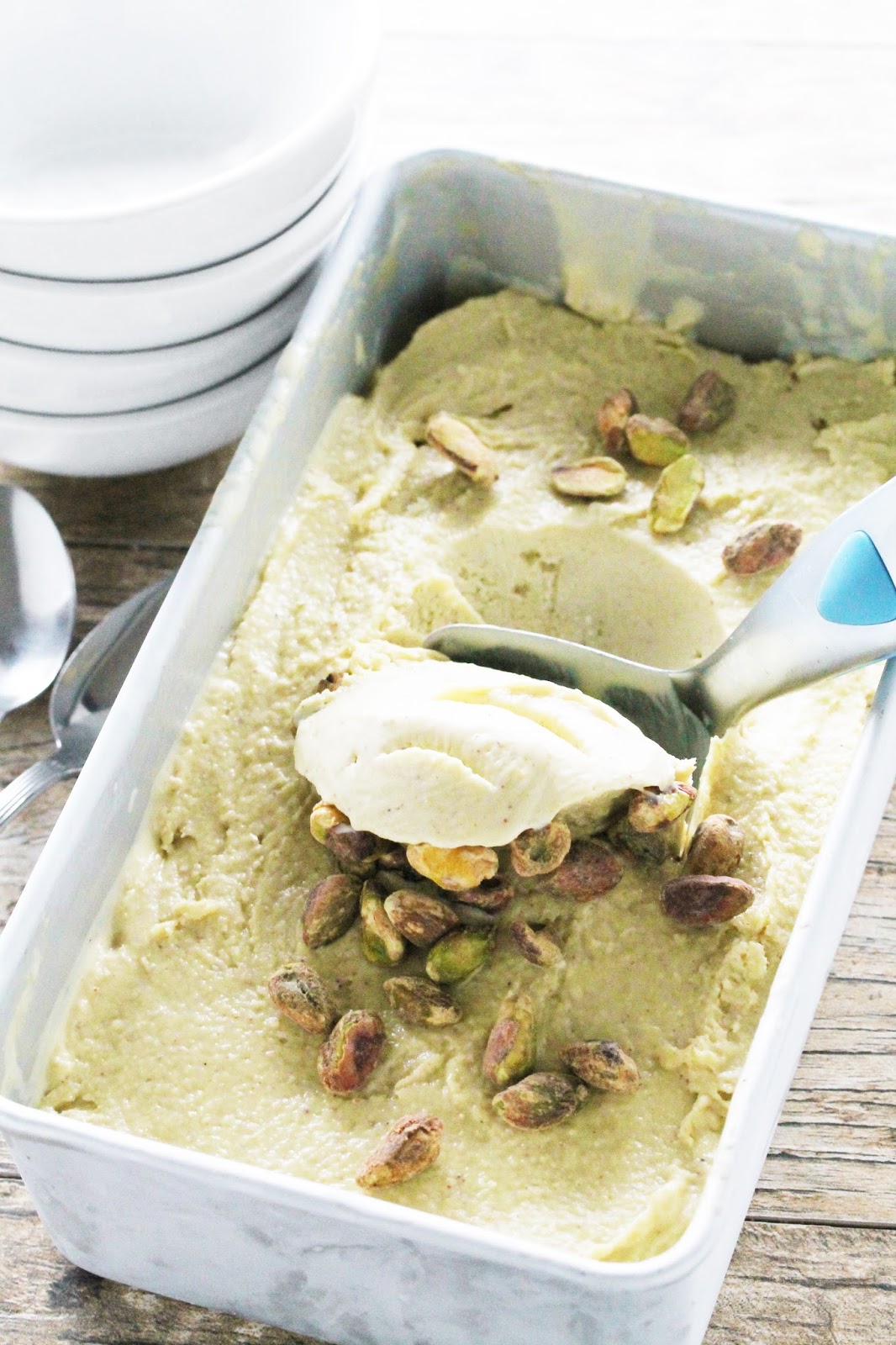 Pistachio Gelato By Hand (No Ice Cream Maker Required!)