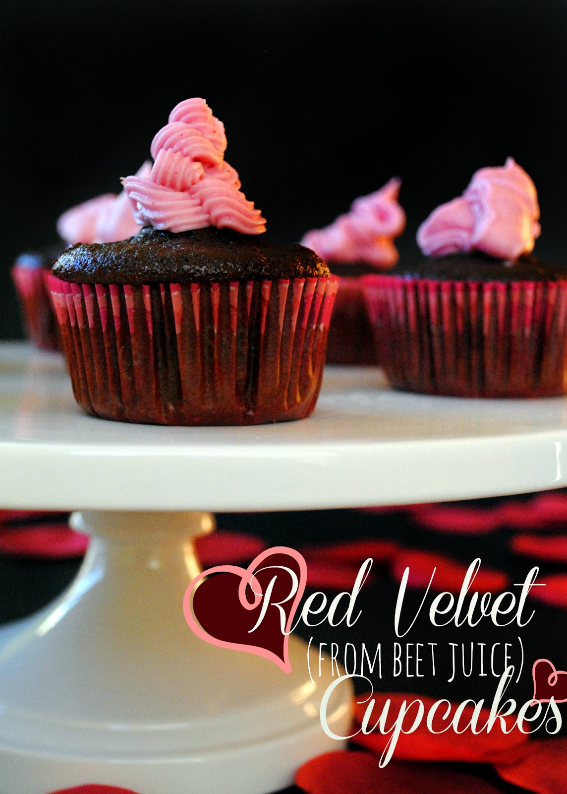 A Clove of Garlic, A Pinch of Salt Red Velvet (from beet juice) Cupcakes