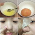 How to peel tiny acne, blackheads on the nose with eggs