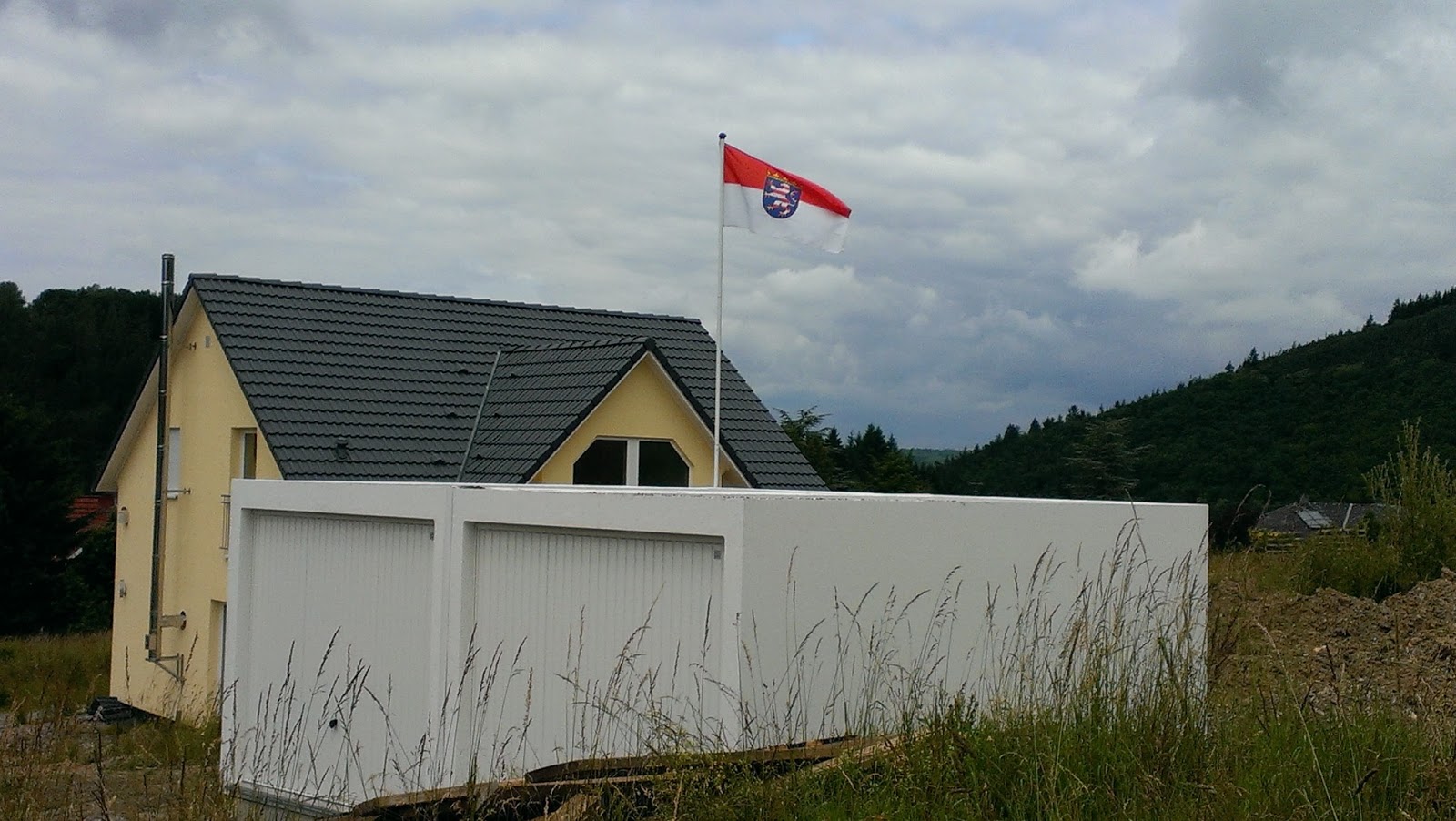 De Herbstsommer Auf Dem Pfalzer Waldpfad