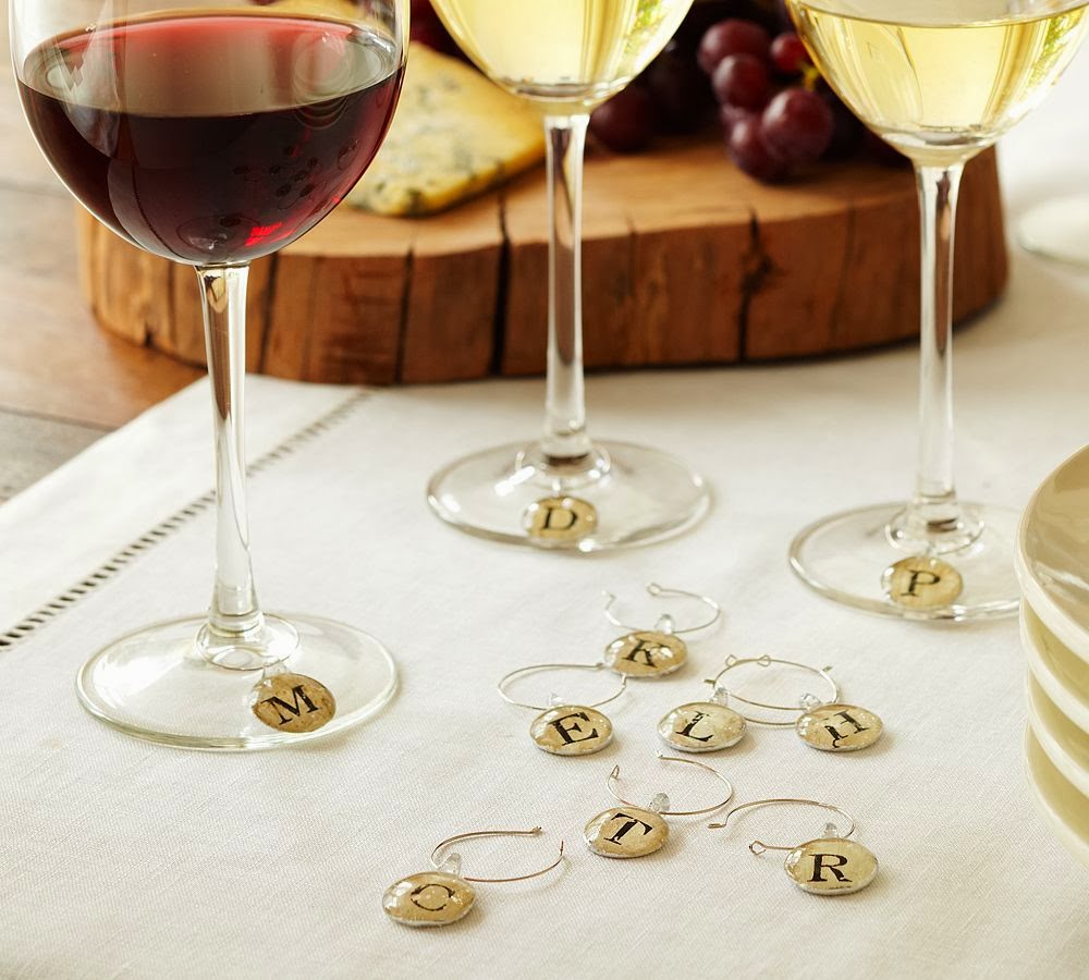 DIY Blingy Wine Glass Charms Always a Project
