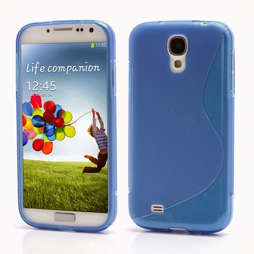 S-Curve Soft TPU Jelly Case for Samsung Galaxy S 4 IV i9500 i9502 i9505 - Blue Transparant S-Curve Soft TPU Jelly Case for Samsung Galaxy S 4 IV i9500 i9502 i9505 - Blue Transparant
