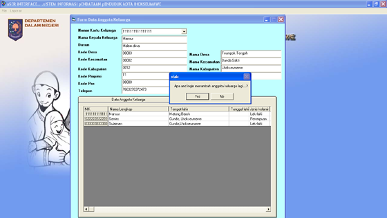Software data penduduk jawaharlal nehru