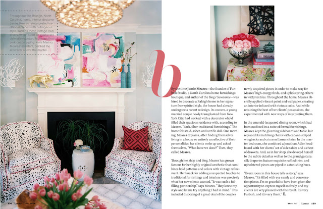 Jamie Meares In Lonny Mag Hello Adams Family