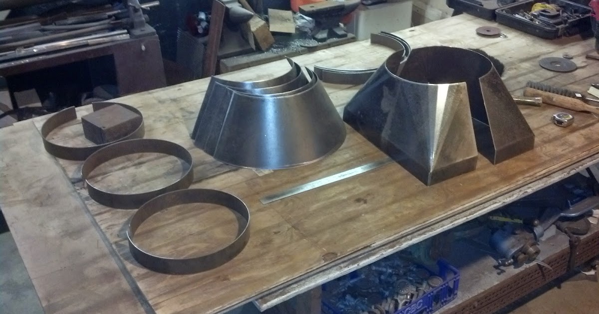 HEAVY METAL WORKS CUSTOM COFFEE ROASTER DUCT FITTINGS
