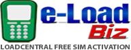 LoadCentral free sim activation