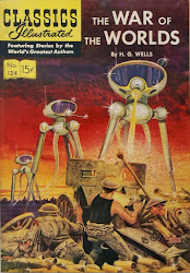 CLASSICS ILLUSTRATED #124 THE WAR OF THE WORLDS BY H.G. WELLS!