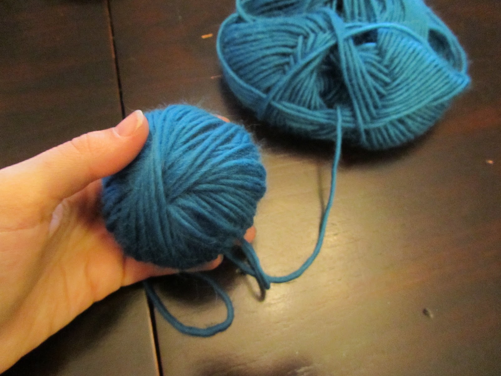 created blissfully Felt Dryer Balls Tutorial