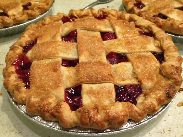 Cherry Lattice Pie
