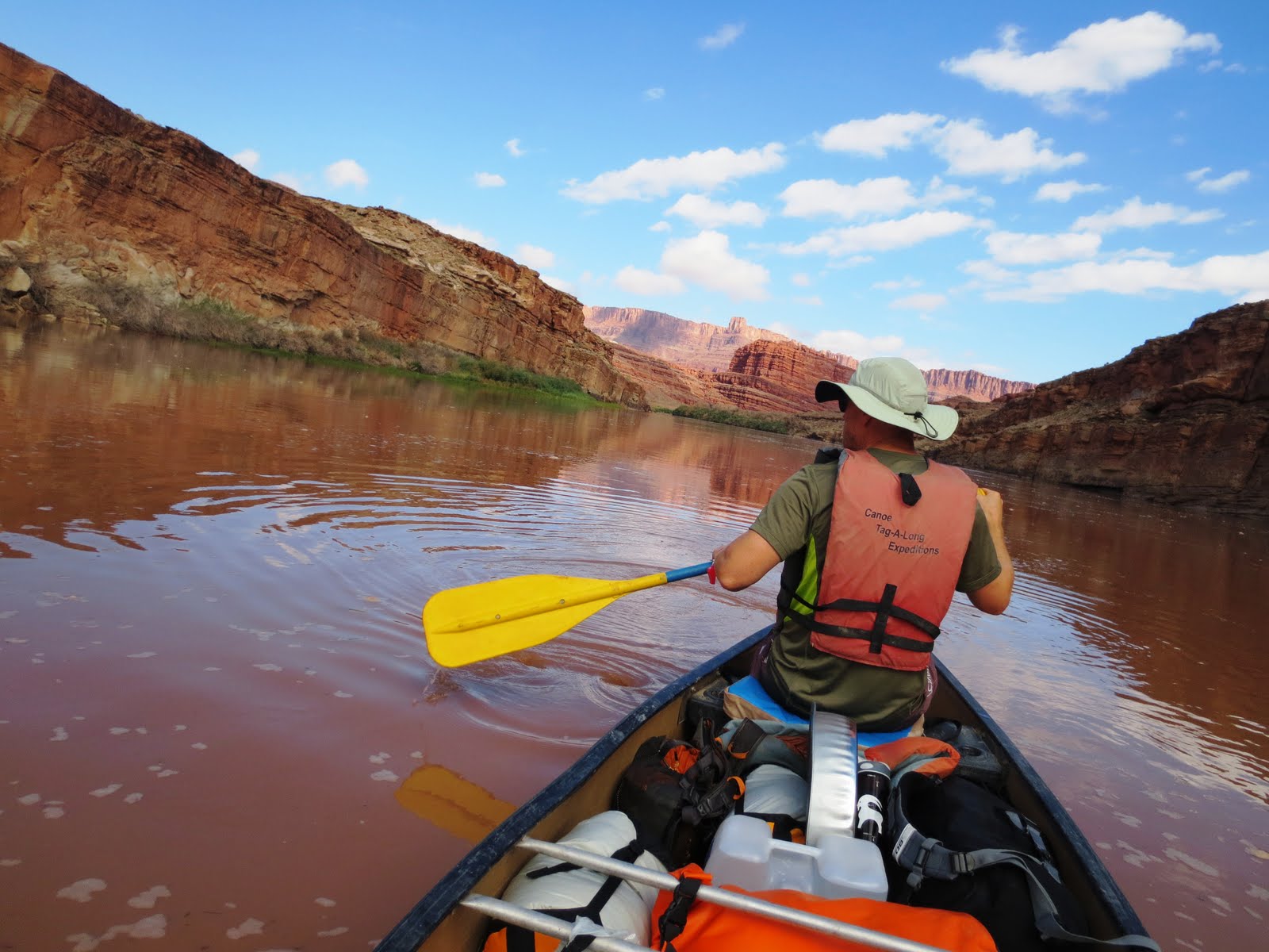 Journeys Moab, Utah to Spanish Bottom, Canyonlands National Park Canoeing