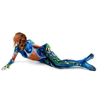 Artistic Female Body Painting