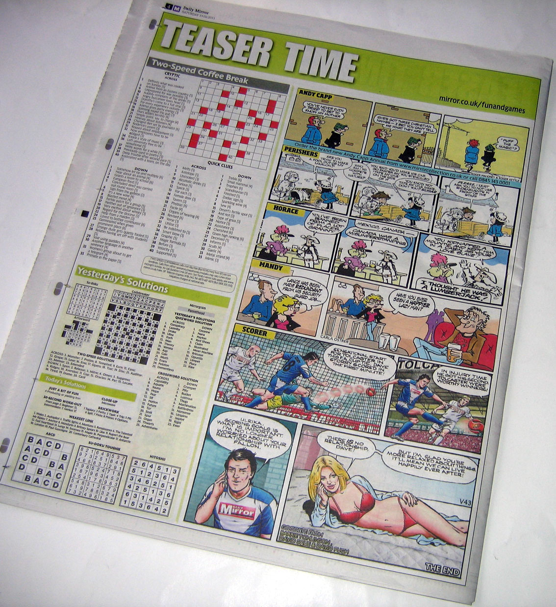 scorer comic