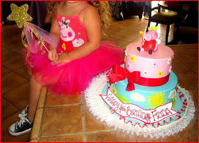 Peppa Pig Birthday Cake & Party Dress