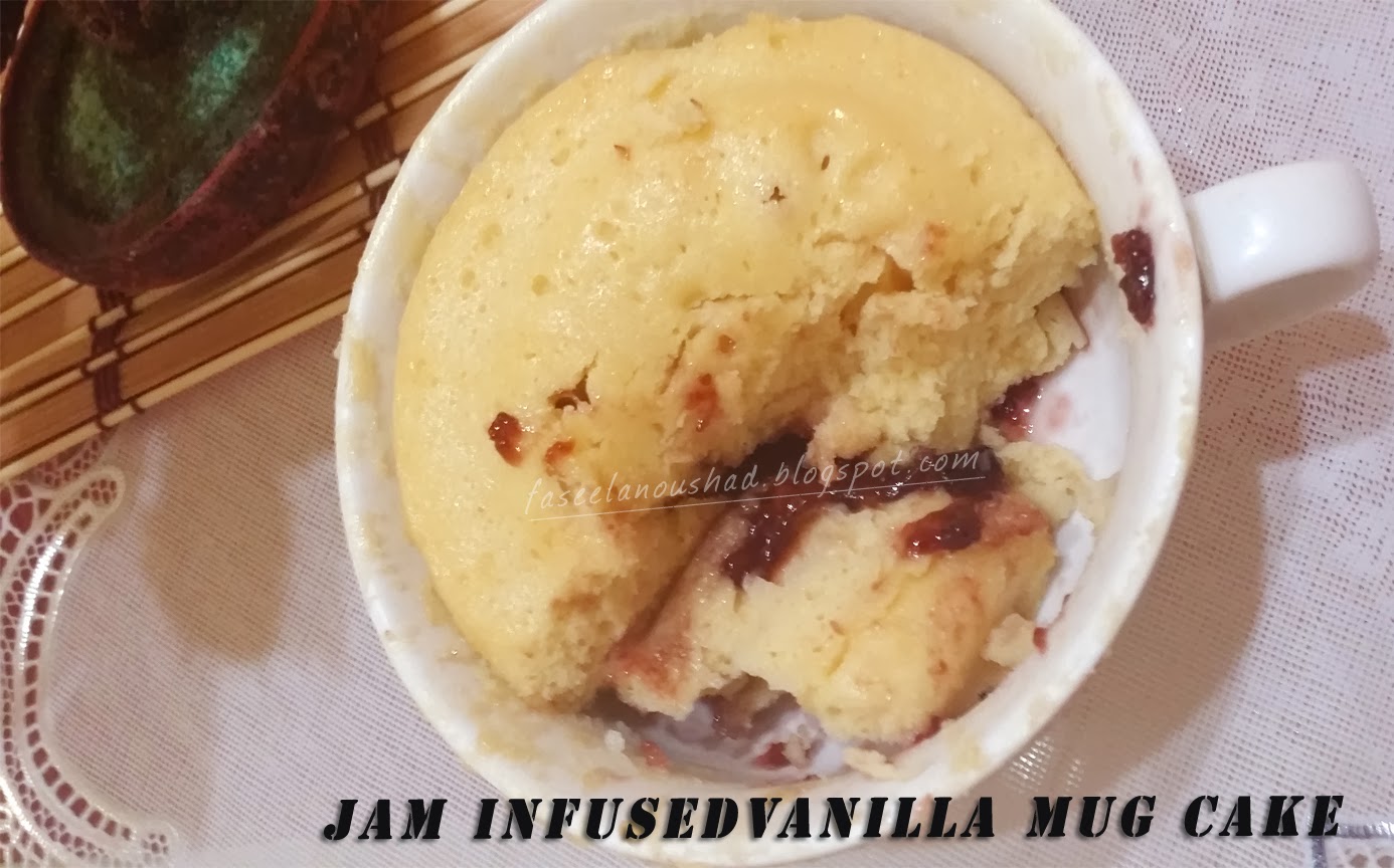 GOOD FOOD ENDS WITH GOOD TALK Jam Infused Mug Cake