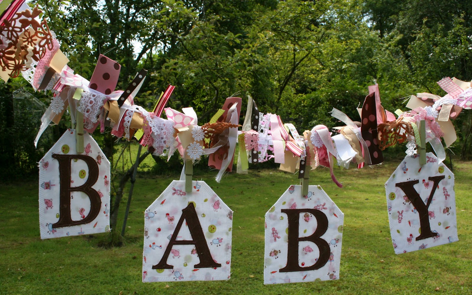 The Pewter Teapot Beautiful Baby Garland
