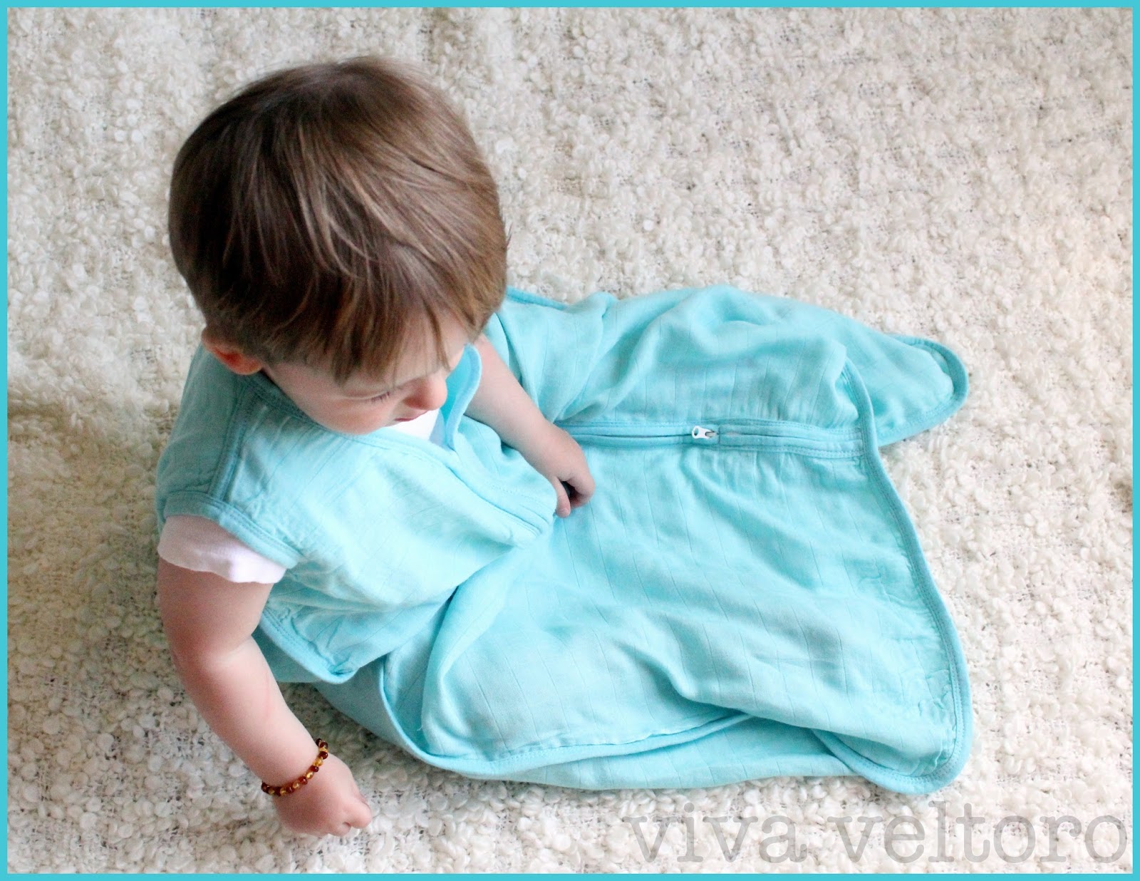 aden + anais Bamboo Sleeping Bag Review! Viva Veltoro