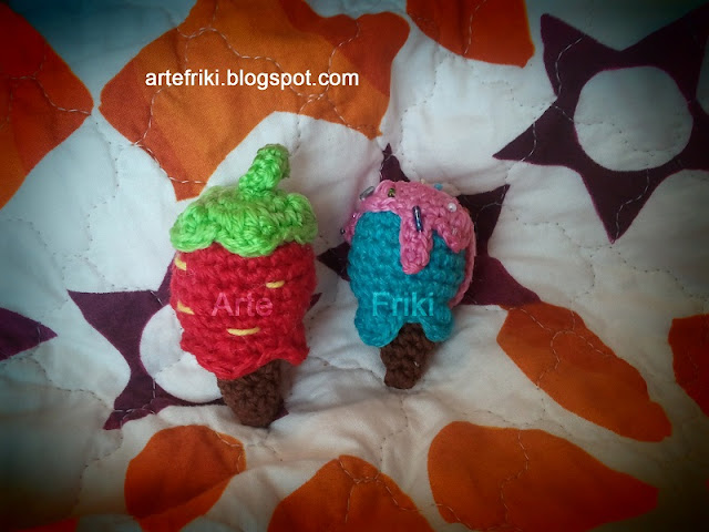 mini helados amigurumi crochet ganchillo ice creams