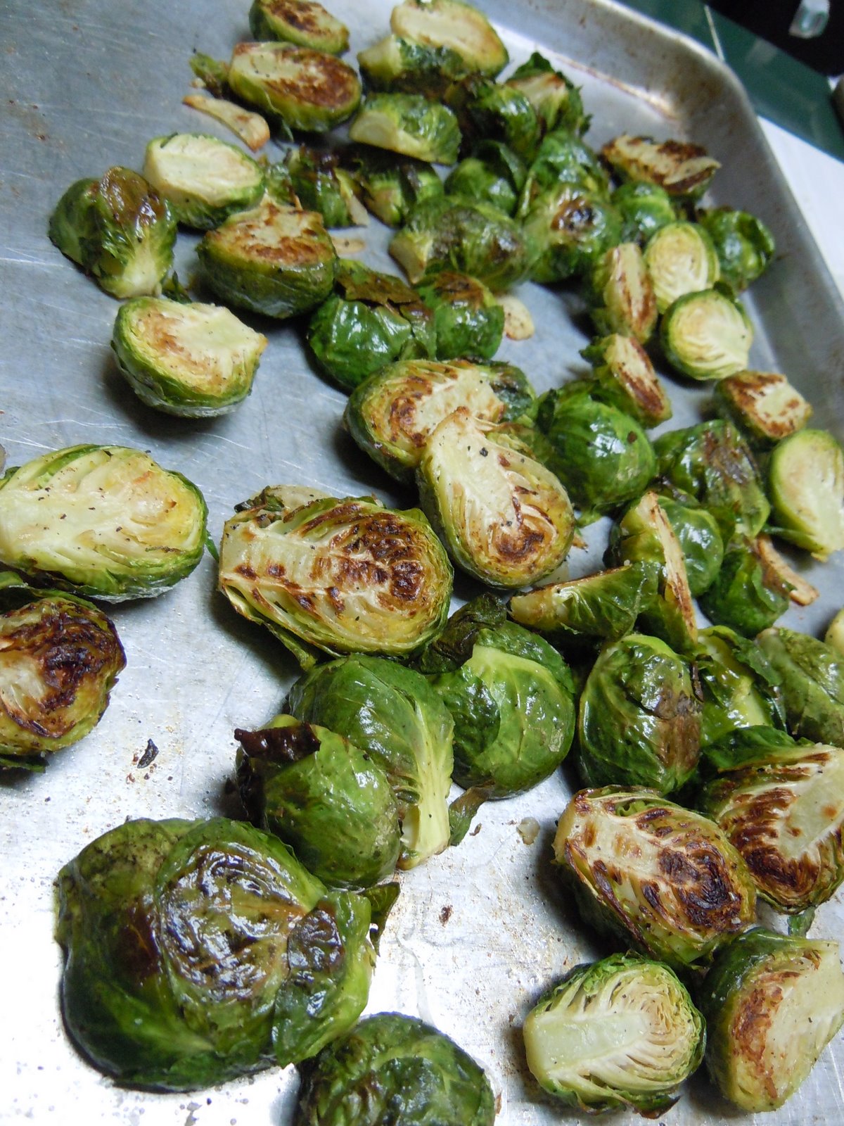 Garnish, Deanna, Garnish! Roasted "Baby Cabbages!" or Brussel Sprouts