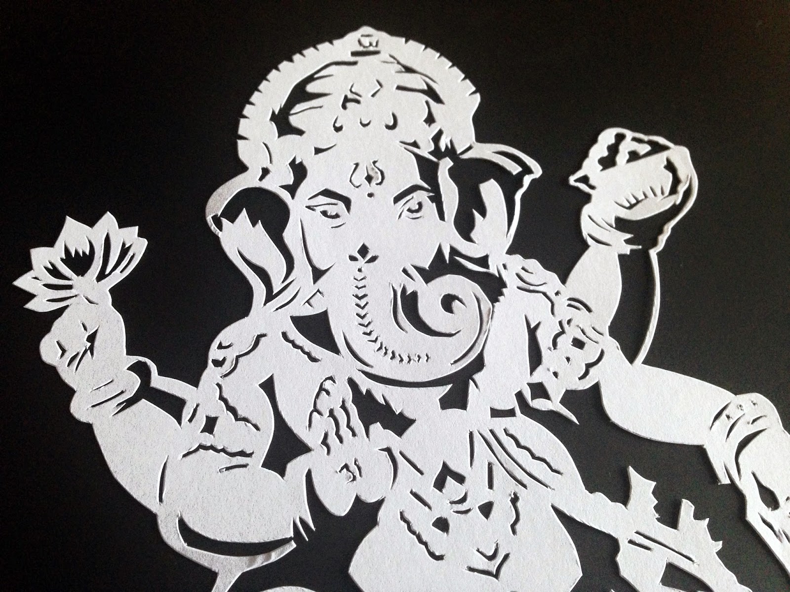 Scudge Ganesh Completed Cut Out