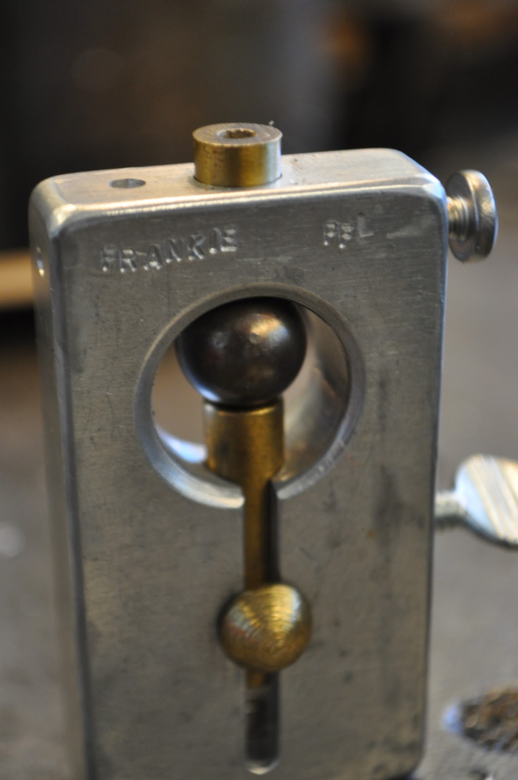 handverker how to drill a ball bearing