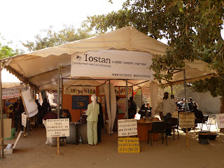 Tostan's stand at the World Social Forum