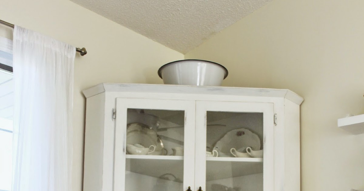 Happy At Home Corner Hutch Makeover