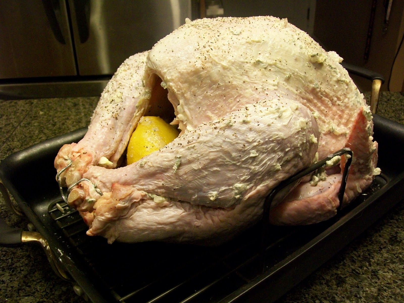 Roasted Turkey with Lemon and Sage Compound Butter Bobbi's Kozy Kitchen