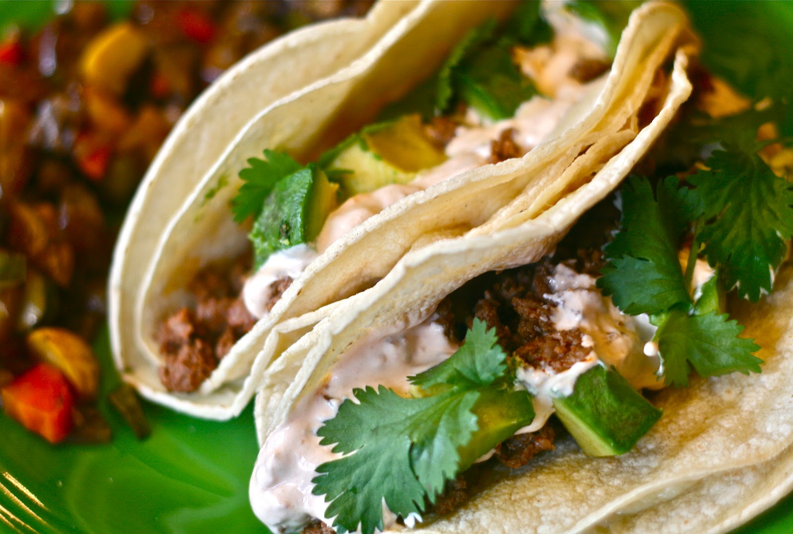 D is for Deer Tacos with Quesadilla Shells & Chipotle Sour Cream