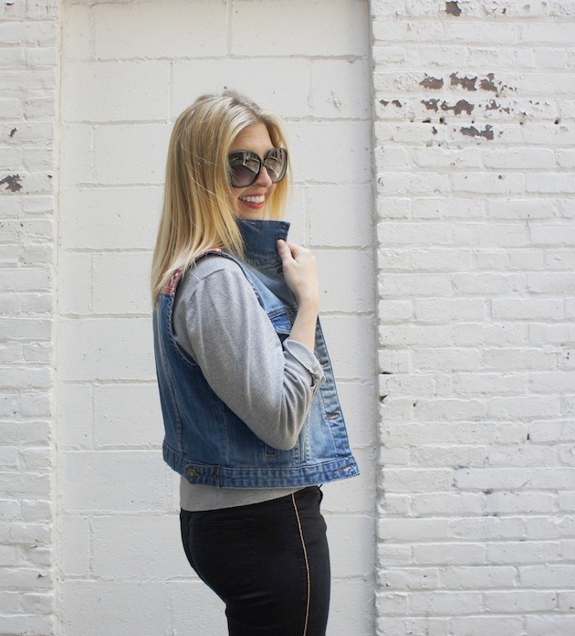 How to Wear a Denim Vest The Boston Fashionista