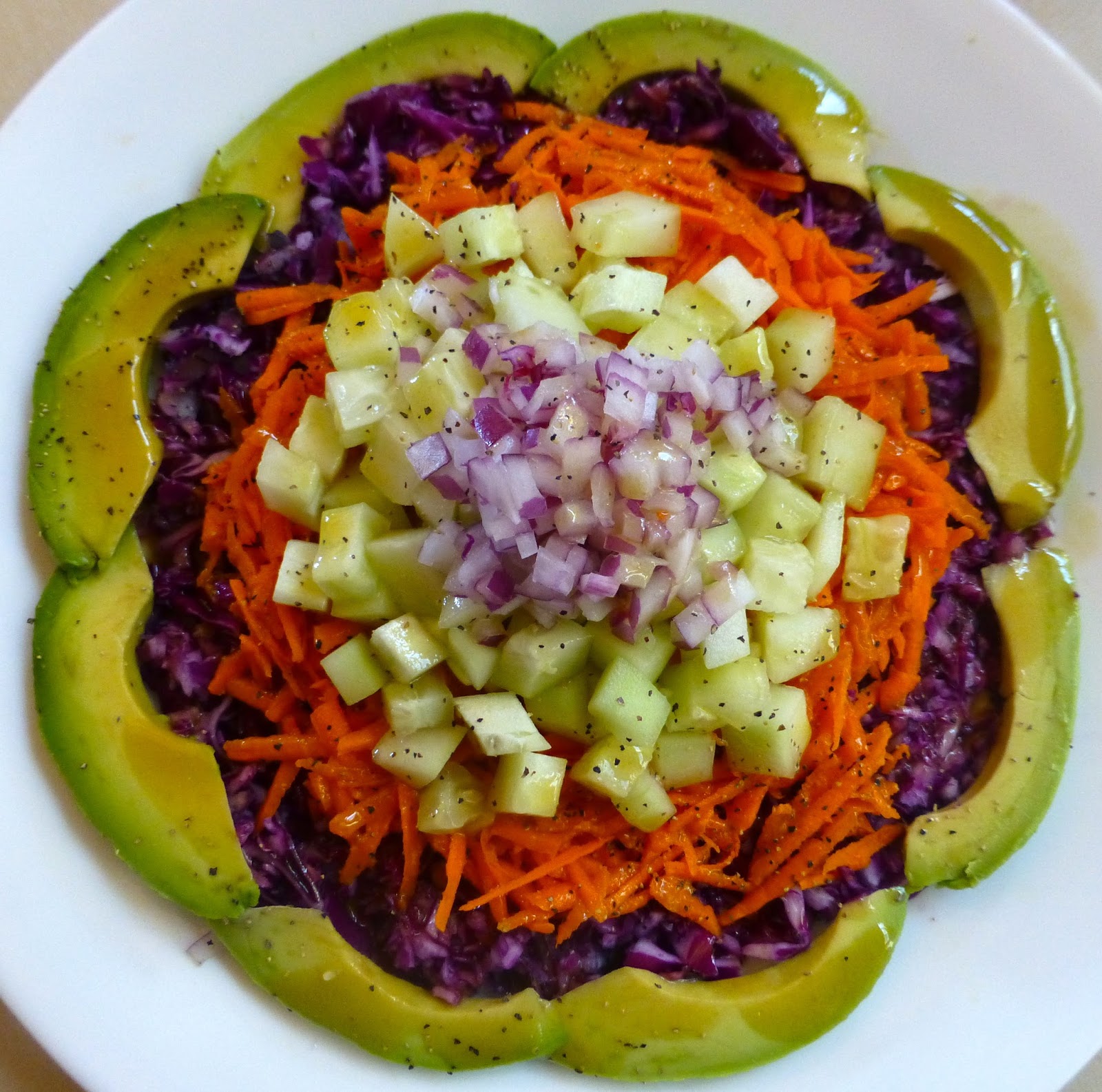 Foods For Long Life Crunchy And Cool Summer Salad With AgaveDijon